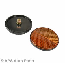 2x Trailer Amber Reflectors