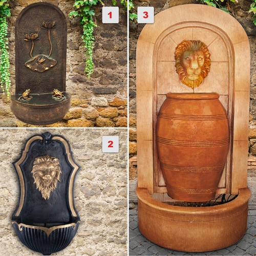 Water feature garden fountain - water,