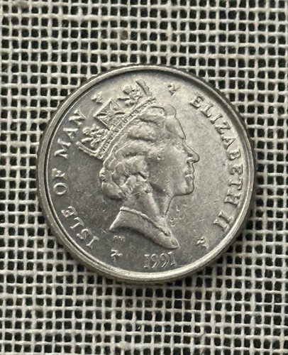1991 isle man pence - 5,