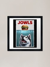 Funny Siberian Husky and