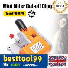 2" Mini BENCH CUT OFF CHOP SAW 0-45° Miter Saw Wood Metal Cutter Hobby Craft UK