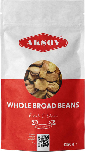 Whole broad beans 25kg - beans, –