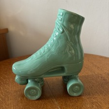 TG Ceramic Pottery Roller Skates Skater Boot Vase 80s 90s Vintage Retro Decor
