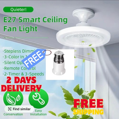 Modern led ceiling fan with - ceiling,