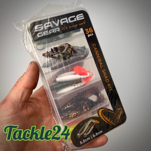 Savage gear cannibal shad 36pc - savage,