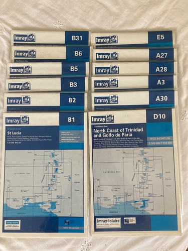 Imray sailing charts bundle - imray,