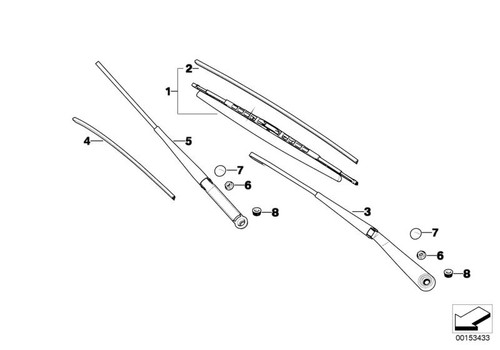 Bmw genuine wiper - bmw,