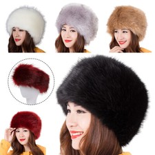 Lady Winter Warm Cossack Hat Russian Style Ski Soft Fake Fur Fashion Women Men