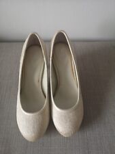 Womens Brides  Olivia Round Toe Ivory Wedding Shoes Size 5 By BHS NEW