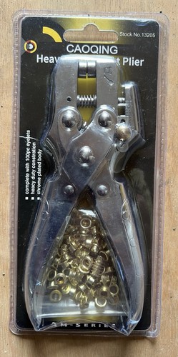 Heavy duty eyelet - heavy, pliers