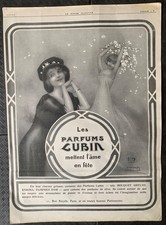 RAPHAEL KIRCHNER  ART NOUVEAU LES PARFUMS LUBIN large lithograph c1913 read des