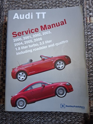 Audi 2000 2006 service - tt,