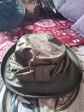 Ladies Canterbury Cloche Style Waterproof Rainhat By Lighthouse Fern Size S