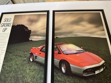 FRAMED Original 1985 Panther Solo Red  Magazine Picture Poster Man Cave Retro