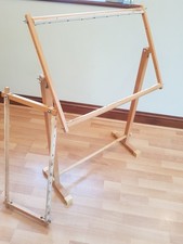 Two Tapestry/Embroidery Frames made of wood  for 24" Canvas - one floor standing