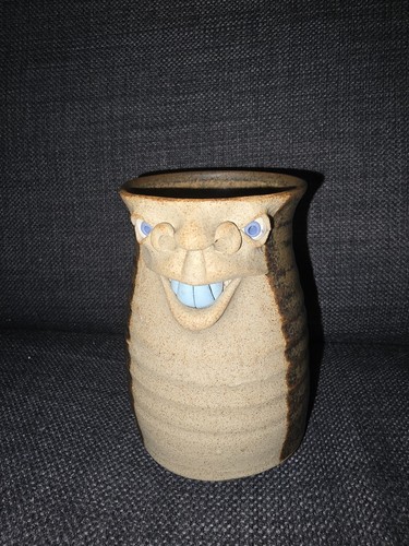 Muggins pottery ugly - pottery, face