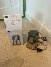 John Lewis Stainless Steel Electric Coffee Grinder 200W 60g Silver