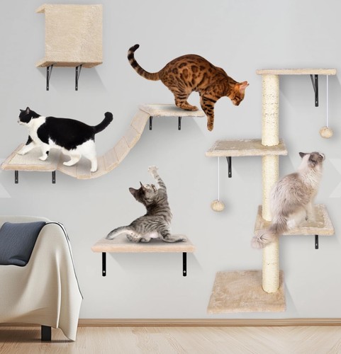Cat climbing frame set 1 - climbing,