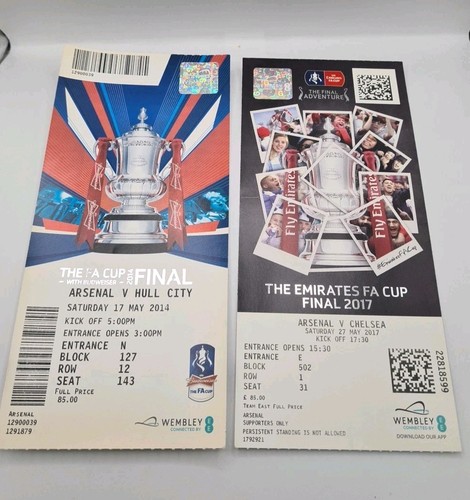 Arsenal cup final ticket - fa,