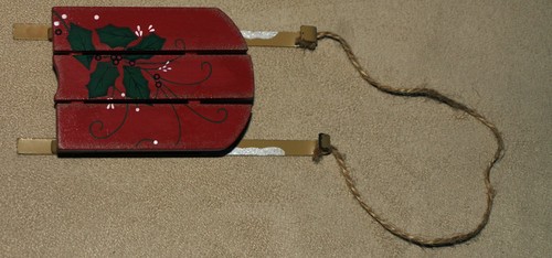 Vintage rustic sledge hanging - vintage,