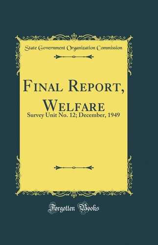 Final report welfare - final, survey
