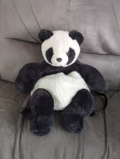 Accesorize Beautiful Plush Panda Backpack Rucksack With Adjustable Straps 40cm