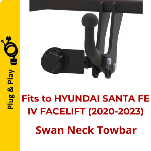 Tow bar for hyundai santa - tow, fe