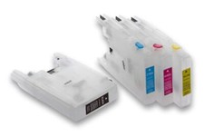 4 Empty Refill Ink Cartridge compatible with Brother MFC-J6510DW Printer