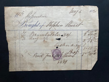 1891 Stephen Stuart to Stephenson perambulator invoice receipt bill