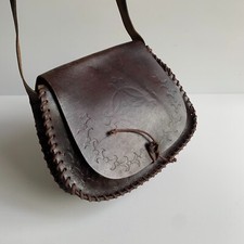 Tooled leather shoulder