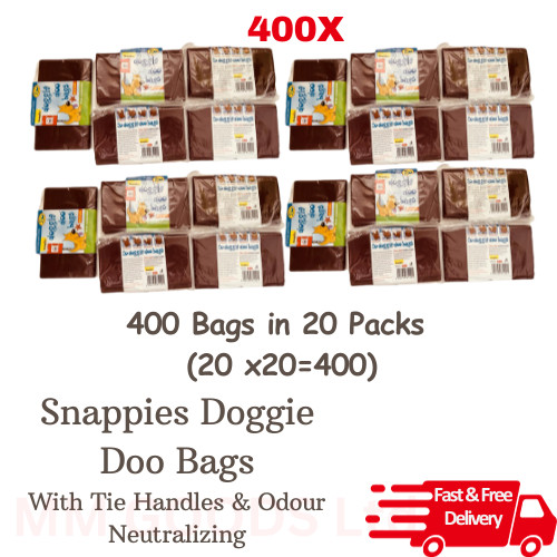 Snappies doggie doo 400 bags - doo,