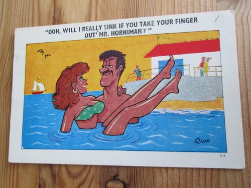 Comic postcard quip ohh - comic,