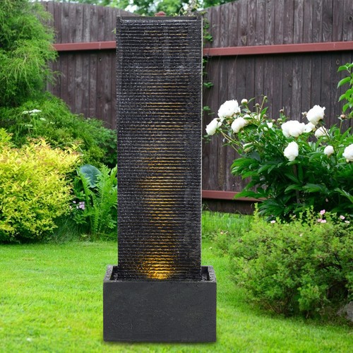 Natural slate garden - natural, water