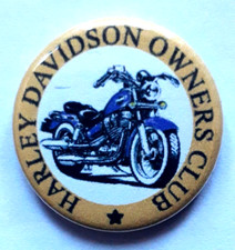 25mm Badge of The Harley Davidson Owners Club