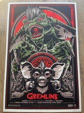 Gremlins signed Mondo poster