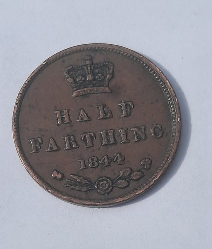 1844 half farthing - half,