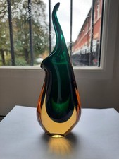 Murano Possible Sommerso,  Vintage bud Vase, Handblown 