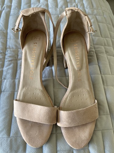 Neutral beige faux suede - f&f,