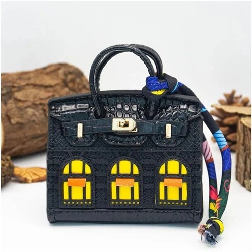 Cute mini bag keychain case - cute,