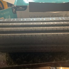 Crane Fitness Vibrating Foam Roller, rechargeable with 4 vibration levels