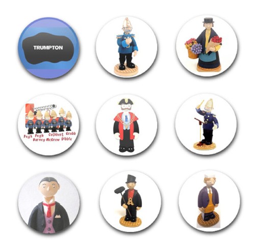 25mm button badges - 1",