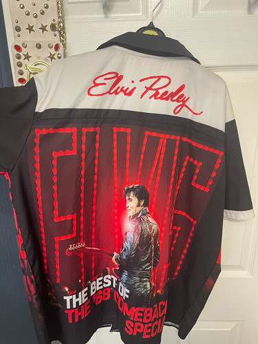 Elvis presley button shirt - presley,