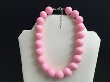 Chunky Baby Pink Beads