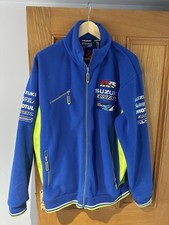 Suzuki Fleece - Official Merchandise - Blue / Fluro Ecstar GSXR Size XL Hoodie