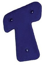 Groperz Alphabet "T" Climbing Holds - EasyMount, Durable Resin, Indoor &