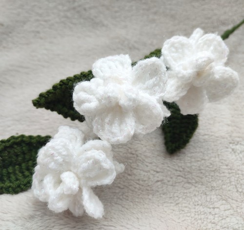Handmade crochet gardenia - crochet,