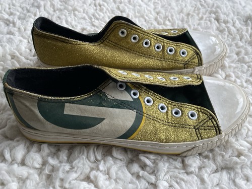 Green bag packers shoes - bag, womens