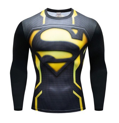Mens compression superhero top - superhero,