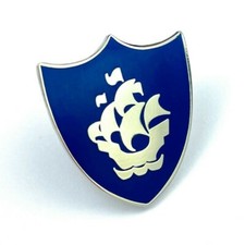 BLUE PETER BLUE/SILVER ENAMEL
