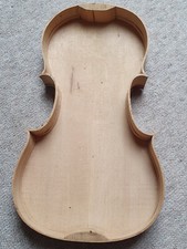 old back and side of a viola